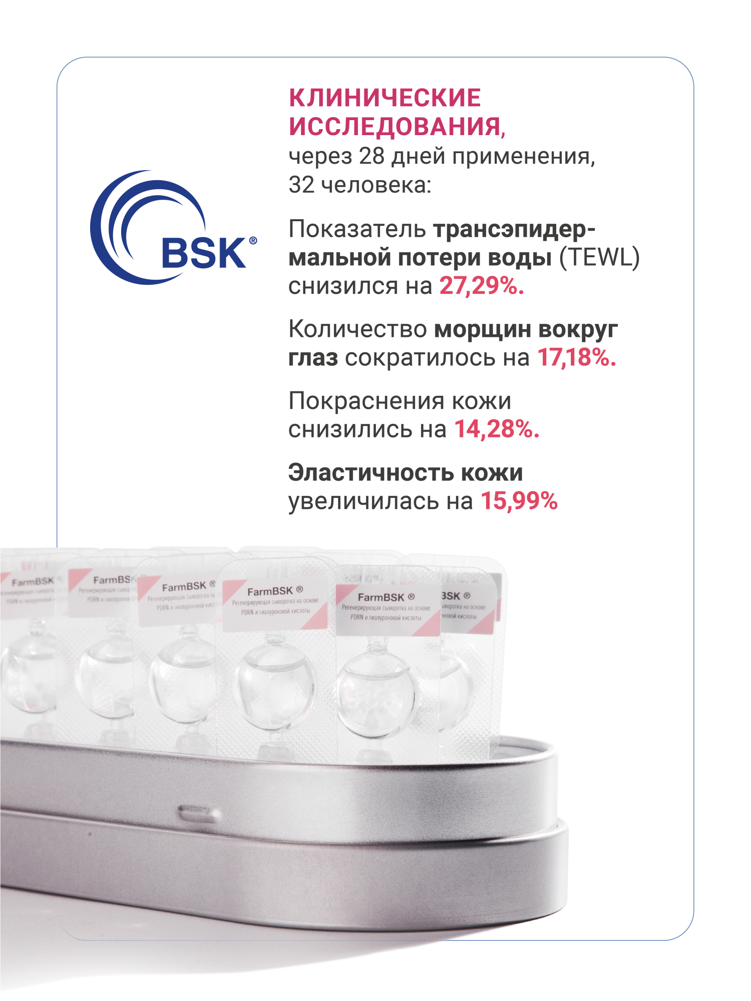 Сыворотка с PDRN и полифракционной гиалуроновой кислотой 30х0.8 мл